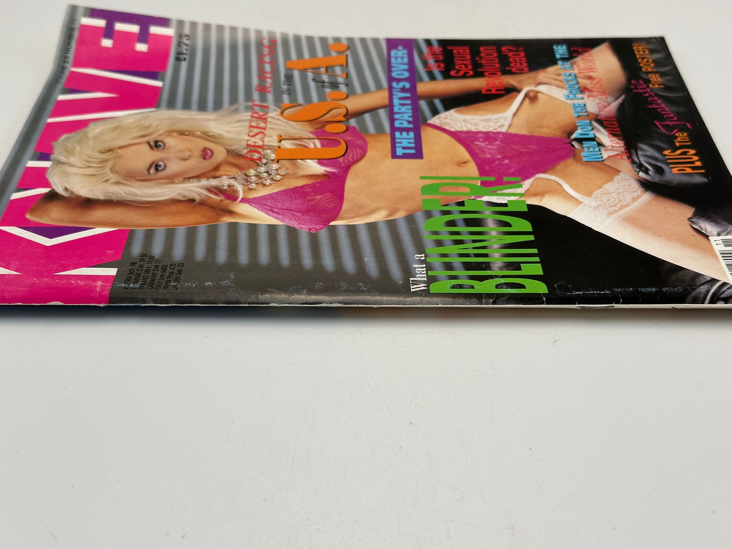 Vintage Knave Mens Magazine Volume 23 Number 11 including Poster Adult Magazine