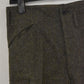 Swedish Army WWII Olive Grey Wool Field Trousers with Leather Straps Dated 1941