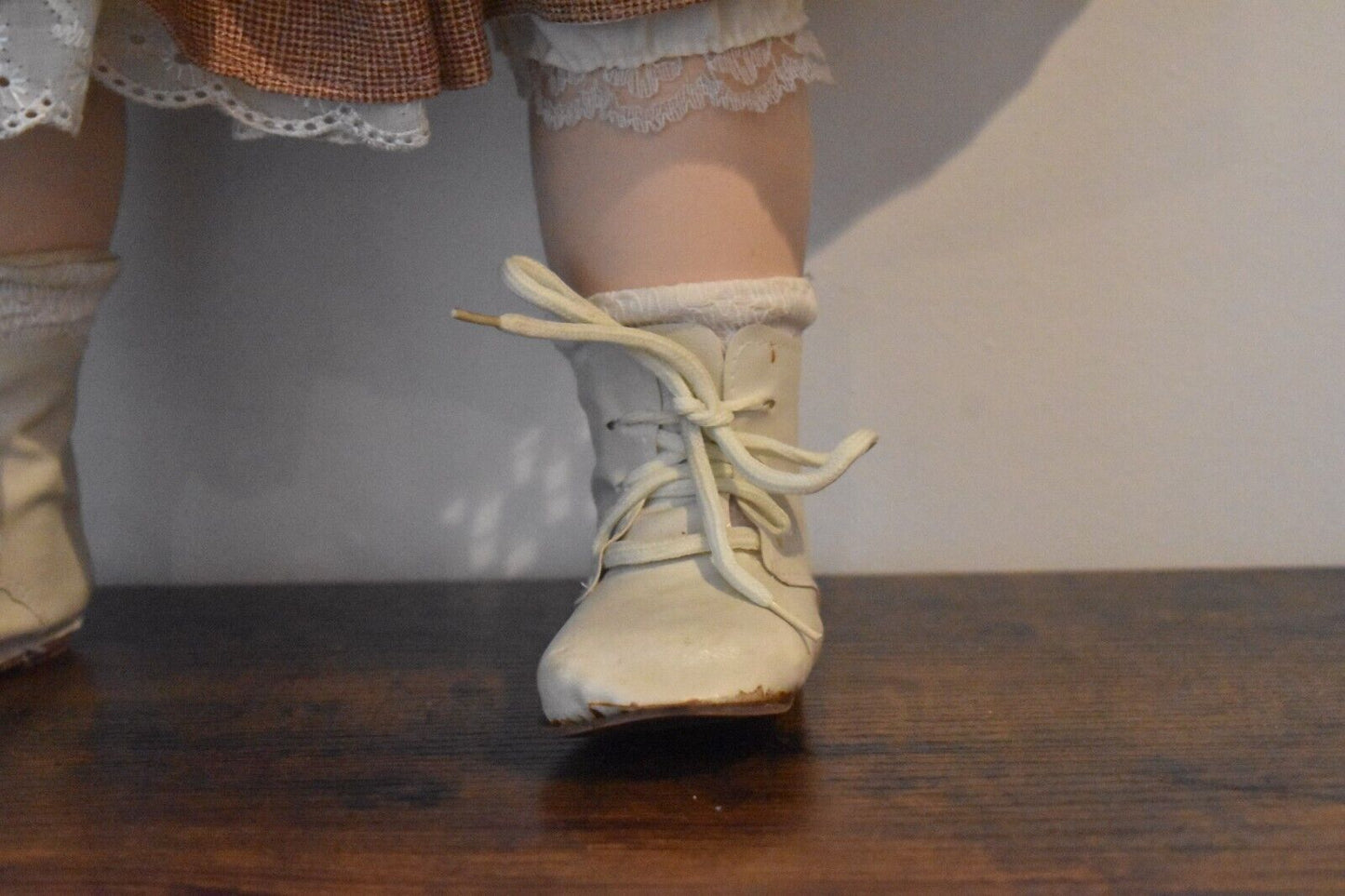 Vintage The Leonardo Collection School Girl Porcelain Doll – Retired – 65cm Tall