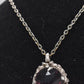 Vintage Miracle Britain Scottish Celtic Style Purple Pendant Necklace