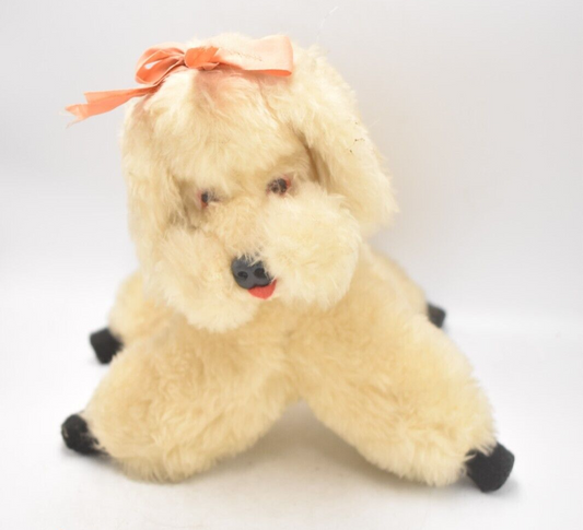 Vintage 1960s Plush Poodle Dog Soft Toy Teddy Bear