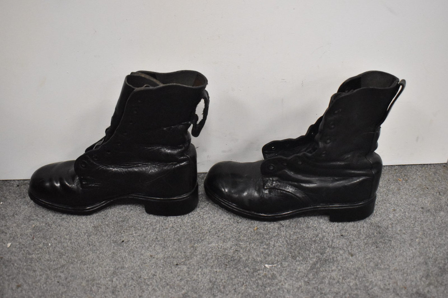 British Army DMS High Leg Leather Combat Boots – UK Size 4.5