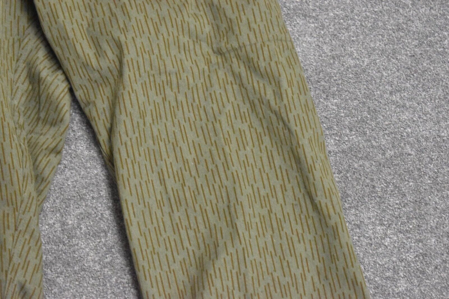 East German Army Trousers - Raindrop Strichtarn Camo 34" Waist