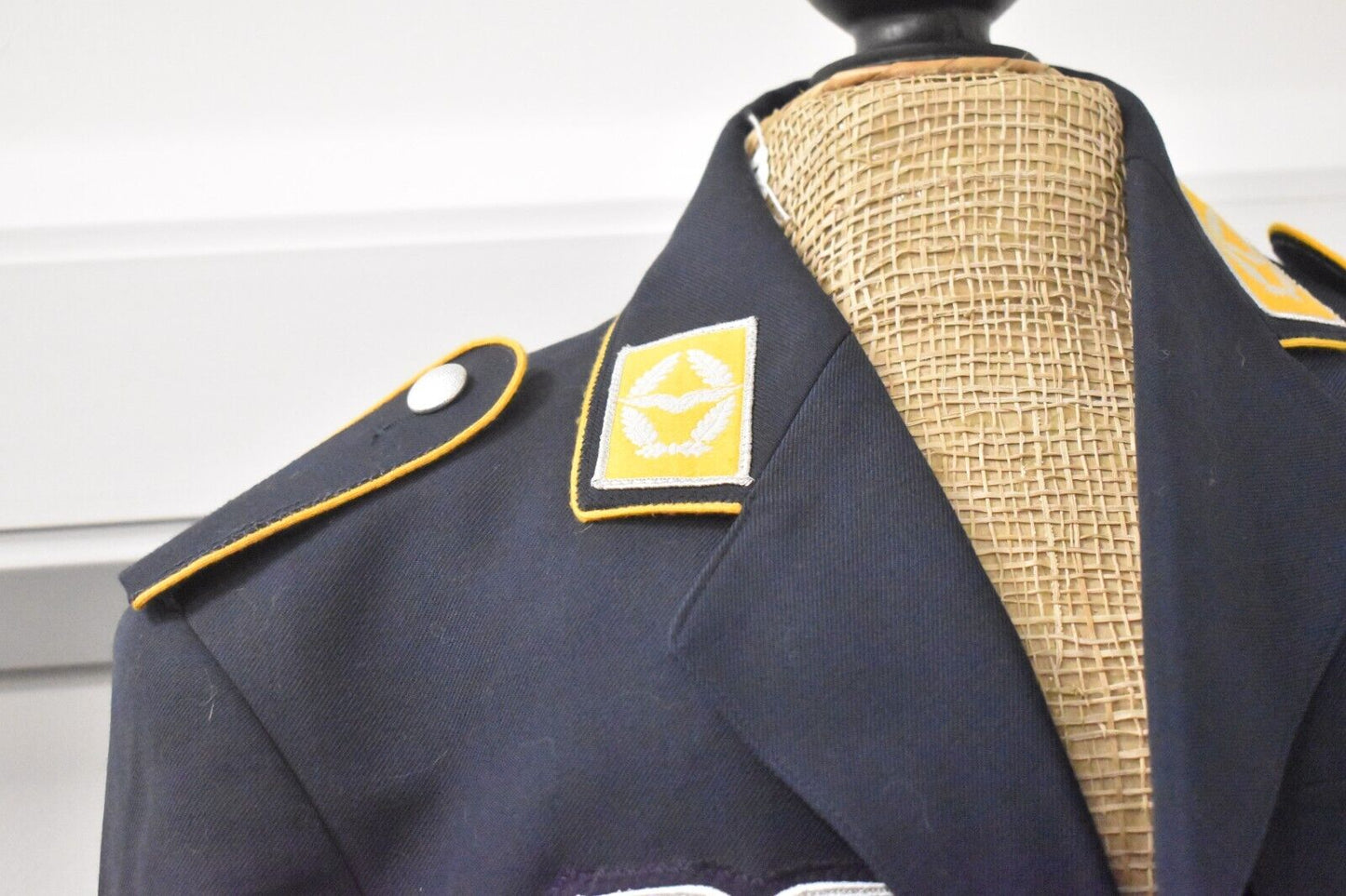 West German Air Force Luftwaffe Flieger Blue Dress Jacket Tunic – Size 35"