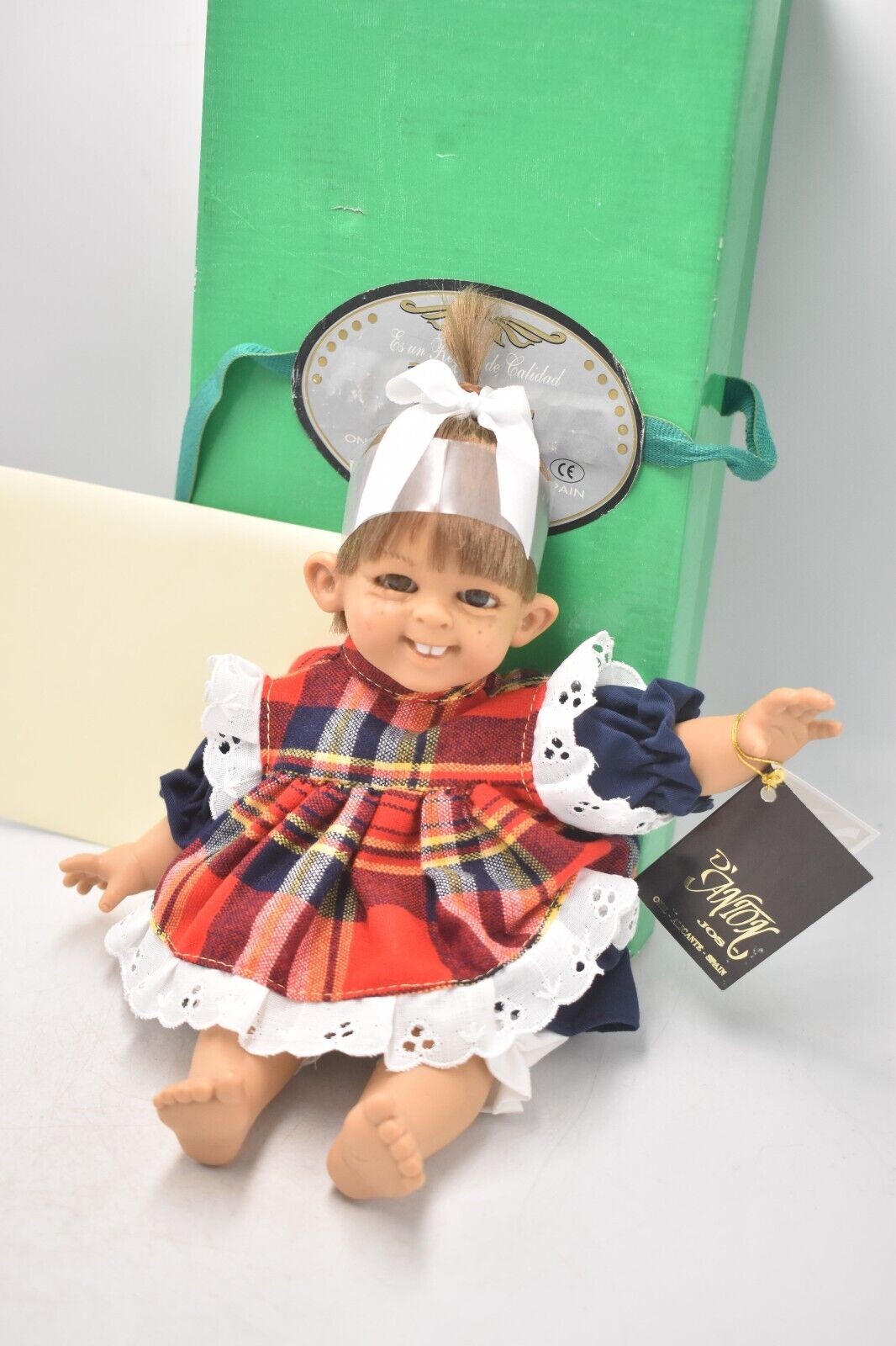 Vintage D'Anton Jos Danielle Girl Doll – Hard Plastic Expressions Doll, COA & Box