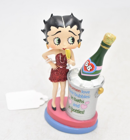 Betty Boop Danbury Mint "Women Love Their Bubbles" Figurine Statue Ornament
