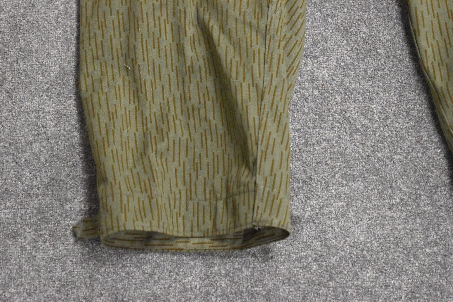 East German Army Trousers - Raindrop Strichtarn Camo 34" Waist