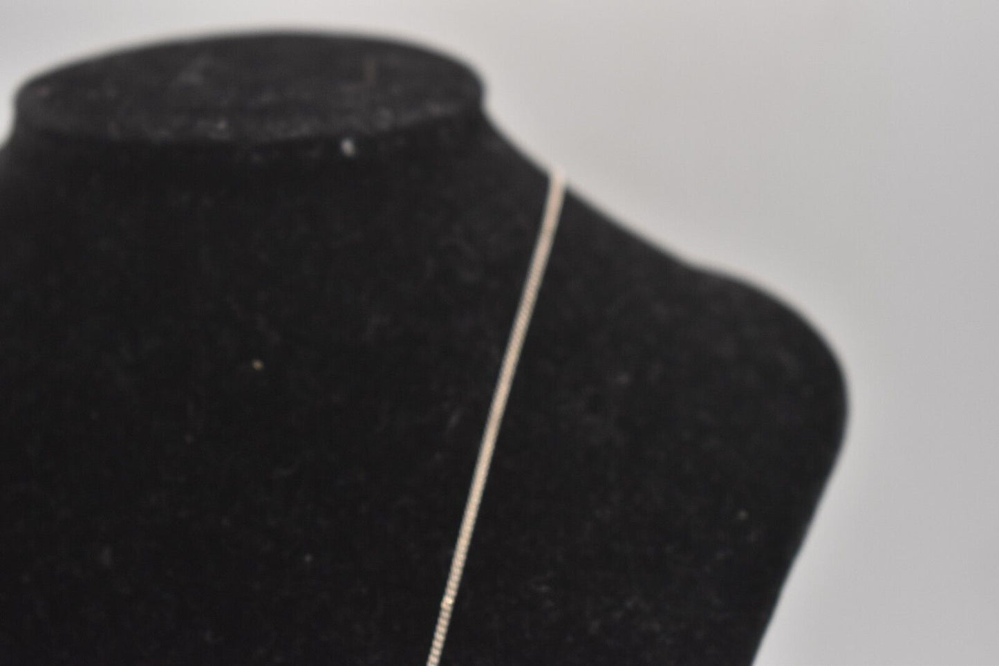 Vintage Sterling Silver 925 Curb Chain Necklace – 46cm