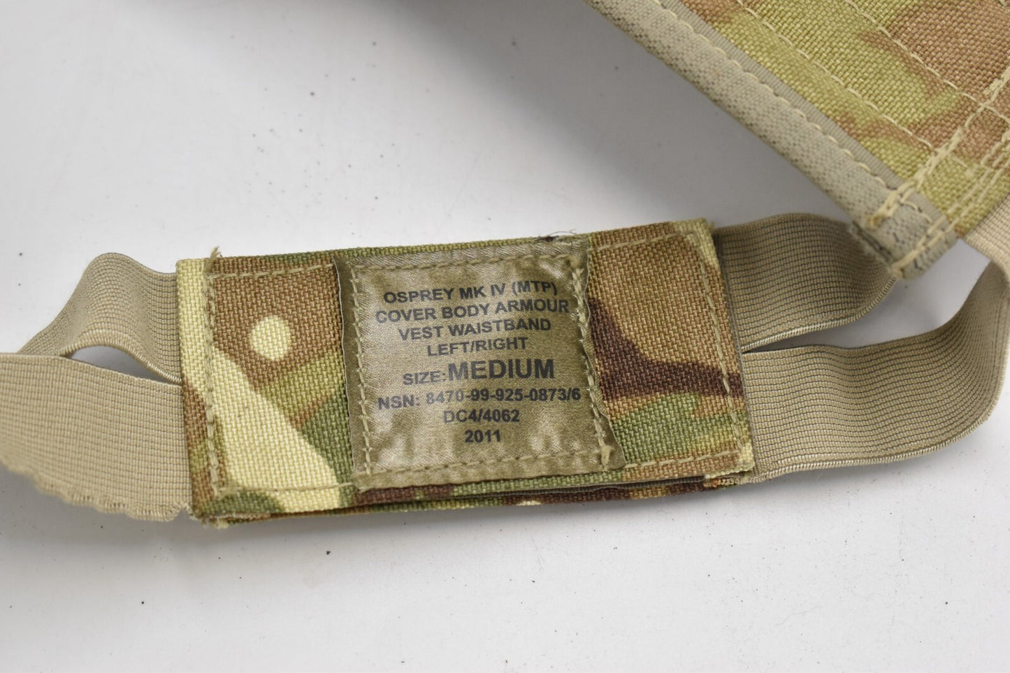 British Army MTP Osprey Body Armour Cover Vest Waistband Belt Medium