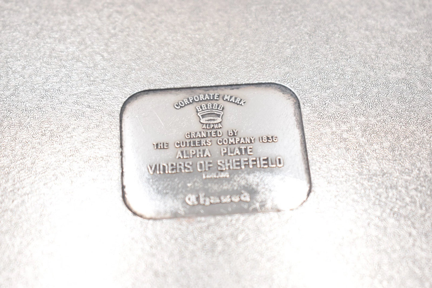 Viners Vintage Silver Plated Large Serving Tray 36cm English Drinks Tea Cocktail