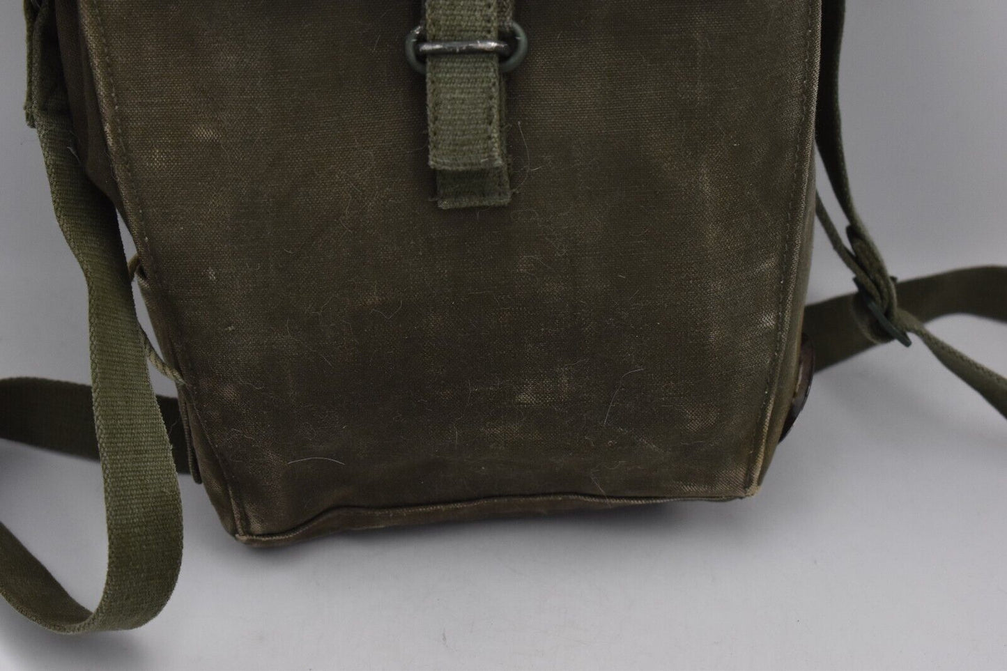 British Army Mk 1 S6 Gas Mask Bag Respirator Haversack 58 Patt. Olive Green 1967