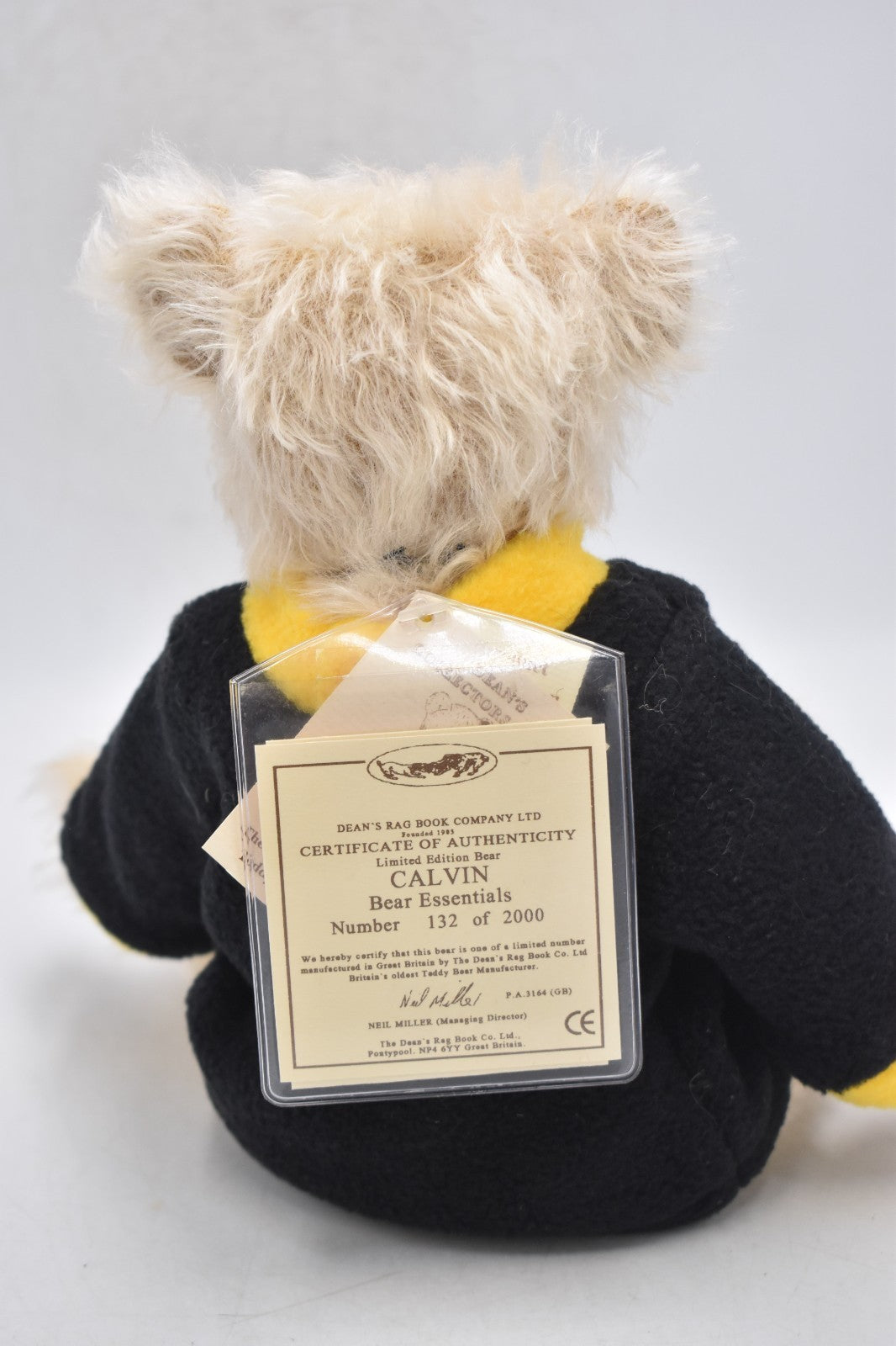 Deans Rag Book Co Calvin Teddy Bear – Limited Edition