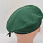 Vintage German Army Green Beret w/ Bundeswehr Panzer Tank Metal Badge – Size 59
