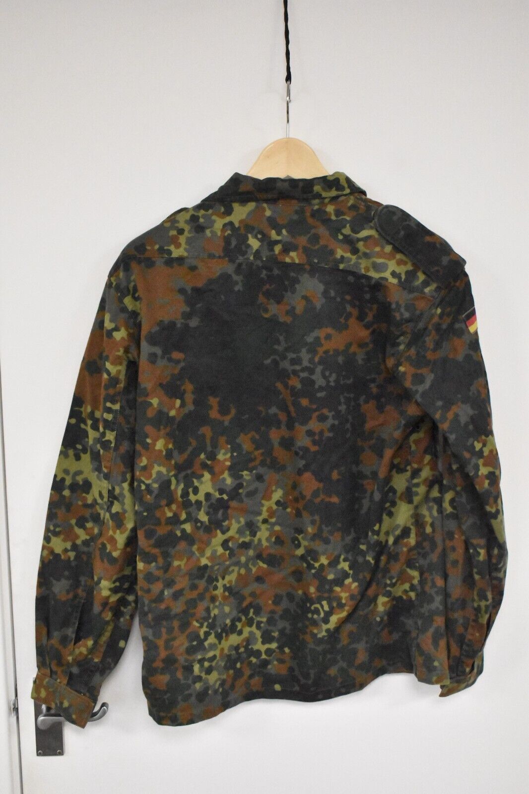 German Army Flecktarn Camo Field Shirt Jacket 1994 - 40" Chest Military Surplus