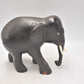 Vintage 1940s Hand-Carved Wooden Elephant Statue Figurine Rangoon 14.5cm