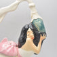 Vintage 1980s Torpor Ware Lady Popping Champagne Teapot - Decorative Collectible