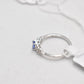 Vintage Sterling Silver & Tanzanite Ring – Size O 1/2