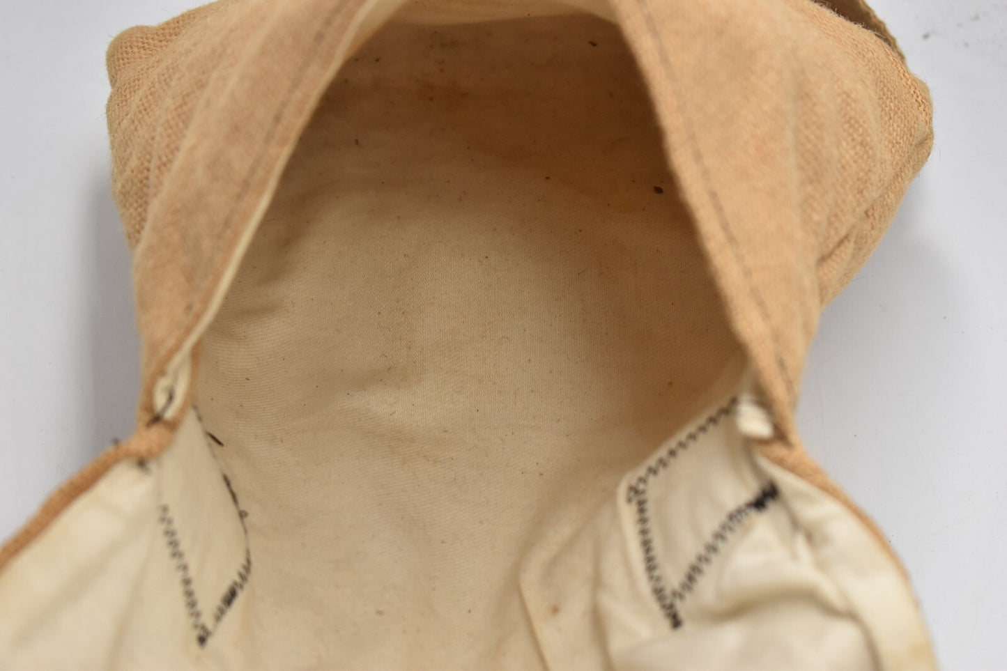 Vintage WWII Soviet Army Bread Bag Haversack Military Canvas Shoulder Bag