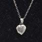 Vintage Sterling Silver 925 Necklace and Heart Locket Pendant 41cm