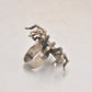 Vintage Sterling Silver 925 Spider Ring - Large Statement Piece Size S