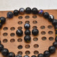 Antique Solitaire Wooden Board with Antique Hand Made Glass Marbles