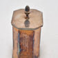 Antique Mappin & Webb Silver Plated Octagonal Tea Caddy – 12.5cm