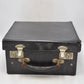 Antique Doctor’s Apothecary Leather Fitted Case Black Cheney Locks 30cm
