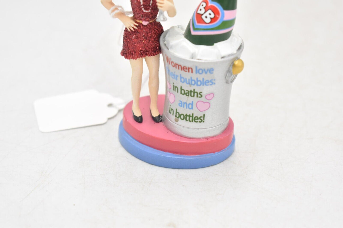 Betty Boop Danbury Mint "Women Love Their Bubbles" Figurine Statue Ornament