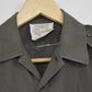Vintage German Army Olive Moleskin Shirt - Military Surplus 38" Chest