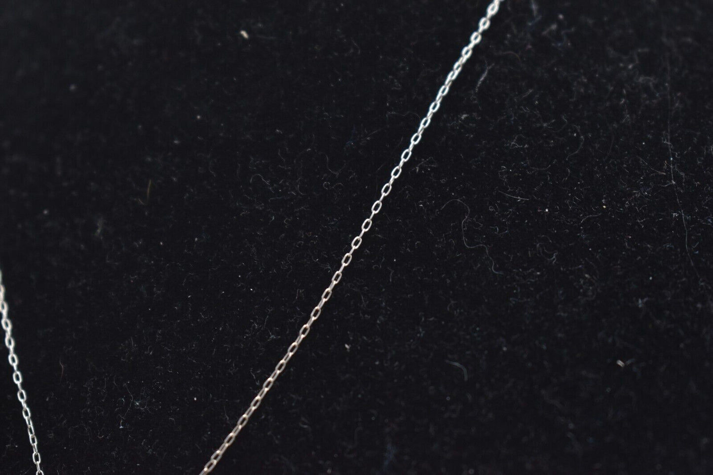 Vintage Sterling Silver 925 Curb Chain Necklace 40cm