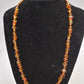Vintage 925 Sterling Silver & Beaded Baltic Amber Necklace – 56.5cm, 31.9g