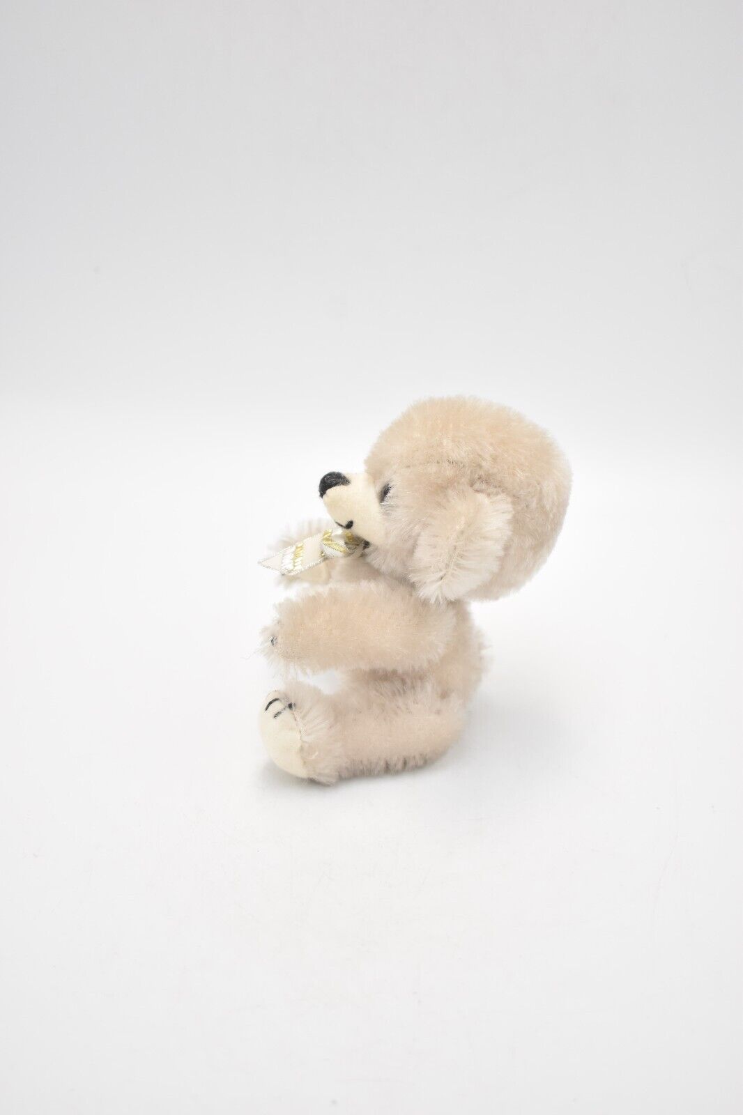 Merrythought Grey Cheeky Bear – Limited Edition Retired – Mohair, Boxed