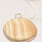 Vintage 925 Sterling Silver Yellow Agate Pendant Necklace – Elegant Statement