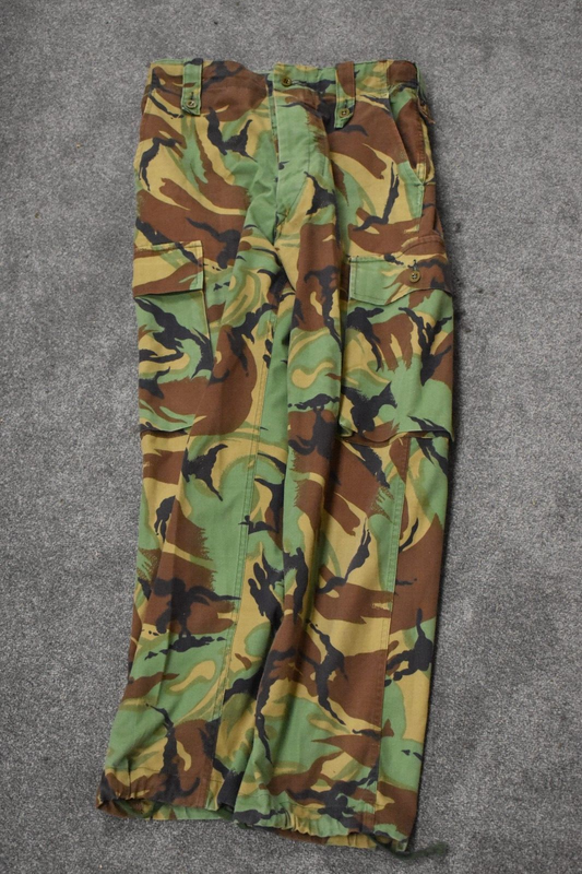 British Army 68 Pattern Tropical Jungle DPM Camo Combat Trousers – 30" Waist