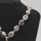 Vintage Sterling Silver 925 Picasso Spiderweb Jasper Pendant Necklace – 60cm