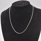 Vintage Sterling Silver 925 Snake Chain Necklace – 40cm