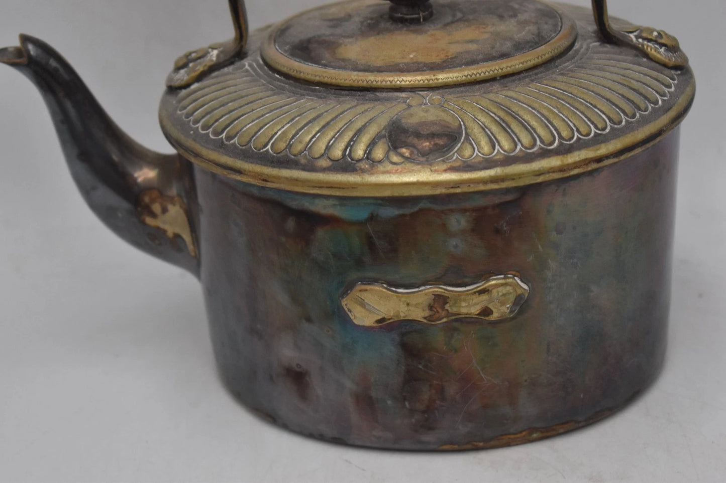 Antique Army & Navy Cooperative Society Silver Plated Spirit Kettle