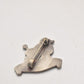 Vintage Pewter Poodle Dog Brooch – South Western Poodle Club – Women's Jewellery