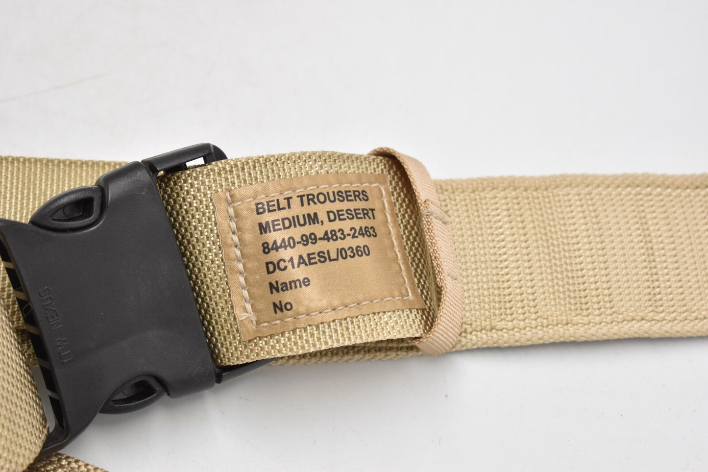 British Army Desert PLCE Combat Webbing Pistol Belt Max Length 40"
