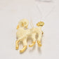 Vintage Poodle Dog Cream & Gold Tone Brooch – Women's Jewellery