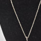 Vintage Sterling Silver 925 Necklace with Baltic Amber Pendant
