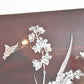 Vintage Chinese Hardwood Wall Plaque Mother of Pearl Inlay Summer Theme