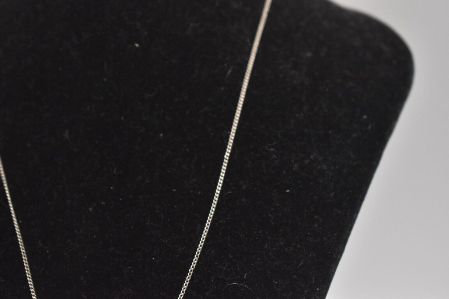 Vintage Sterling Silver 925 Curb Chain Necklace – 46cm