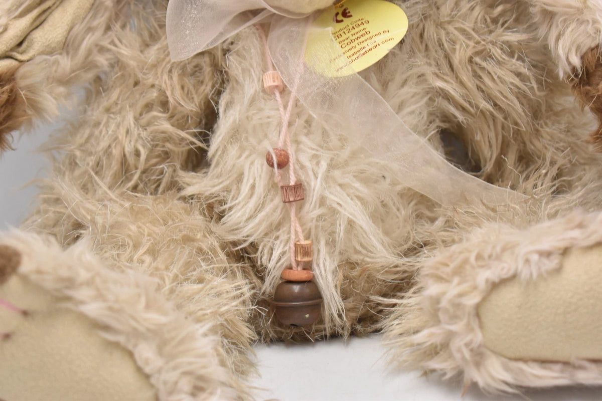 Charlie Bears Cobweb Rabbit Teddy Bear Retired Tagged Isabelle Lee Designed