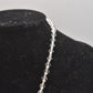 Vintage Crystal & Purple Amethyst Graduated Faceted Necklace - 42cm