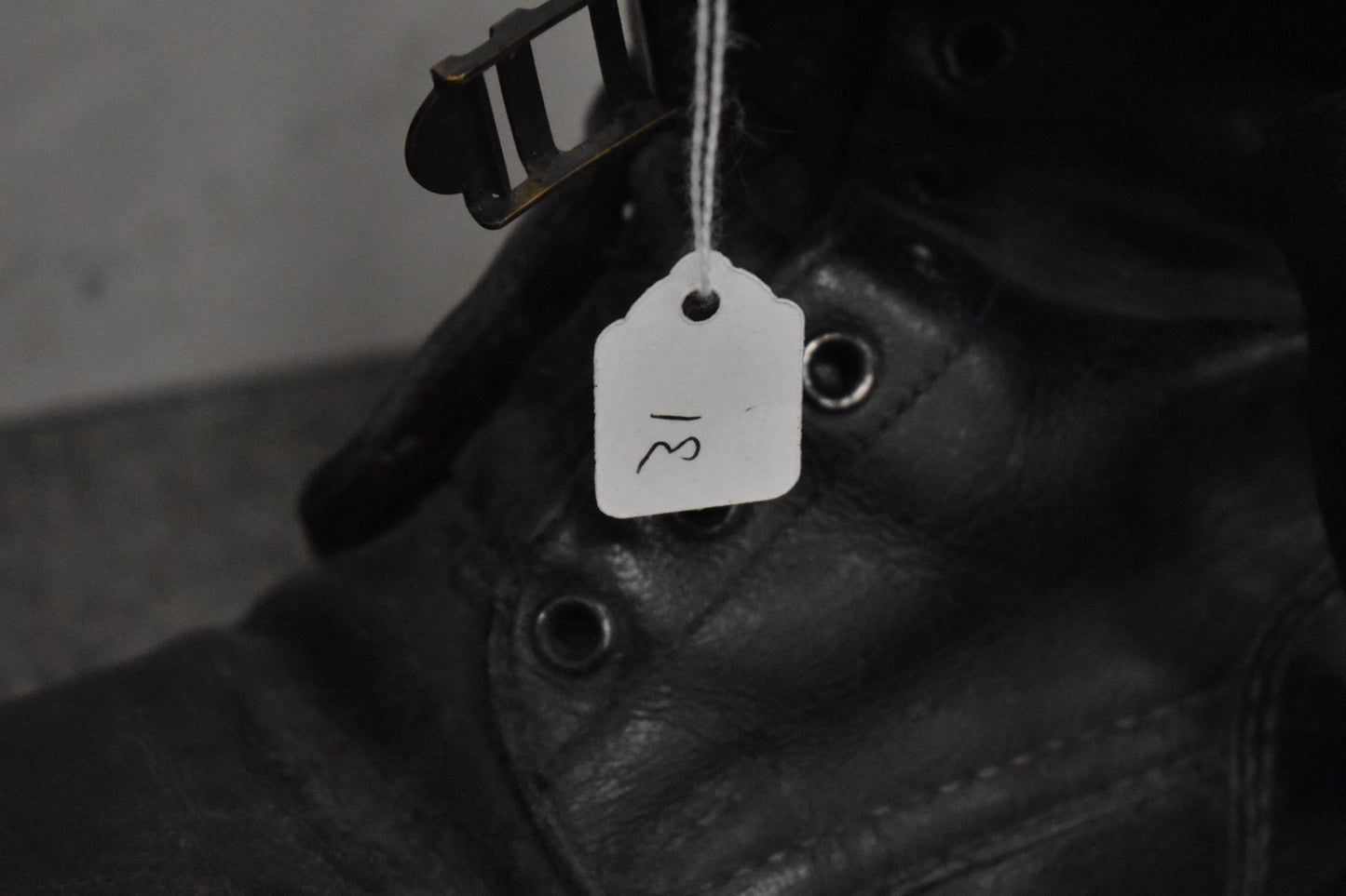 Vintage Czech Army M60 Black Leather Combat Boots – UK Size 7
