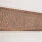 Antique Hand Carved Hardwood Cribbage Board with Storage Box