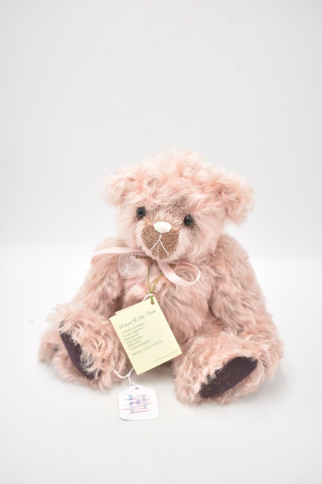 Vintage Artist Teddy Bear by Friends For Life Heart Felt One of a Kind Tagged