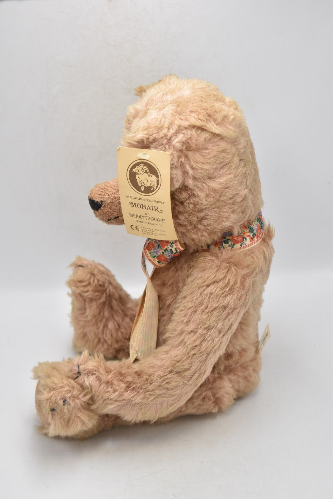Merrythought Touch of Silk Teddy Bear – Ltd Ed 97/1000 – Mohair – Boxed
