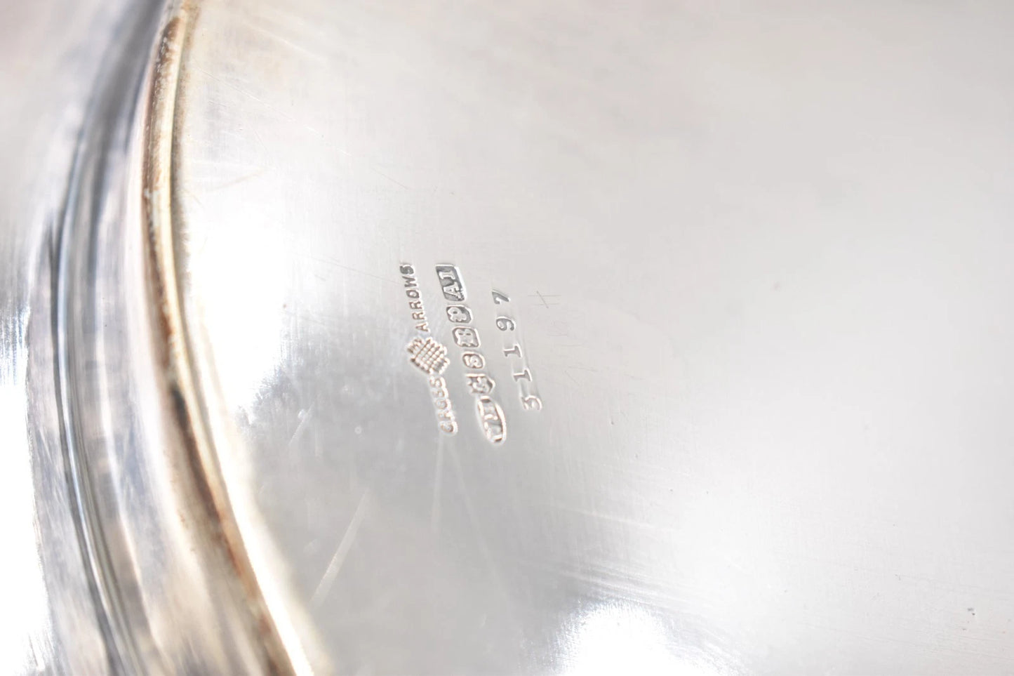 Antique William Hutton & Sons Silver Plate Dish 30cm Vintage Serving Plate
